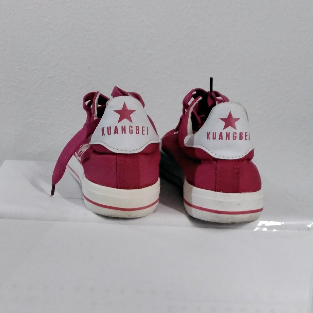 kuan bei Women Sneakers Canvas Size 7.5 Fushia Size 38 Europe - Picture 13 of 16